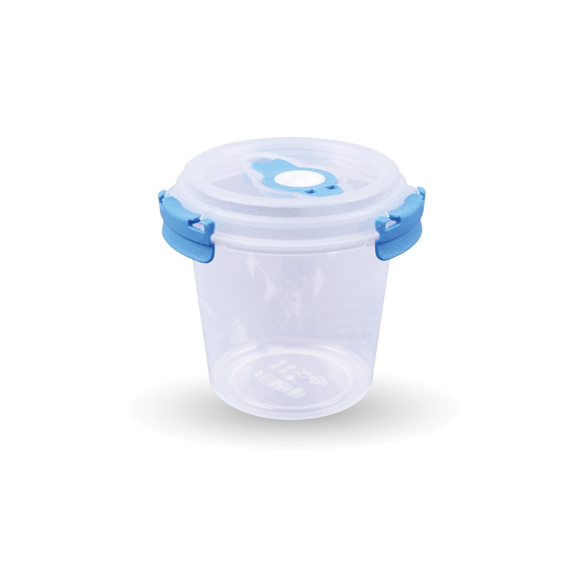 Tontarelli Frischhaltedose Joghurt Dose 0,64 L, Kunststoff, (1-tlg), Vorratsdose für Lebensmittel - Aufbewahrungsbox luftdicht - Meal Prep Blau