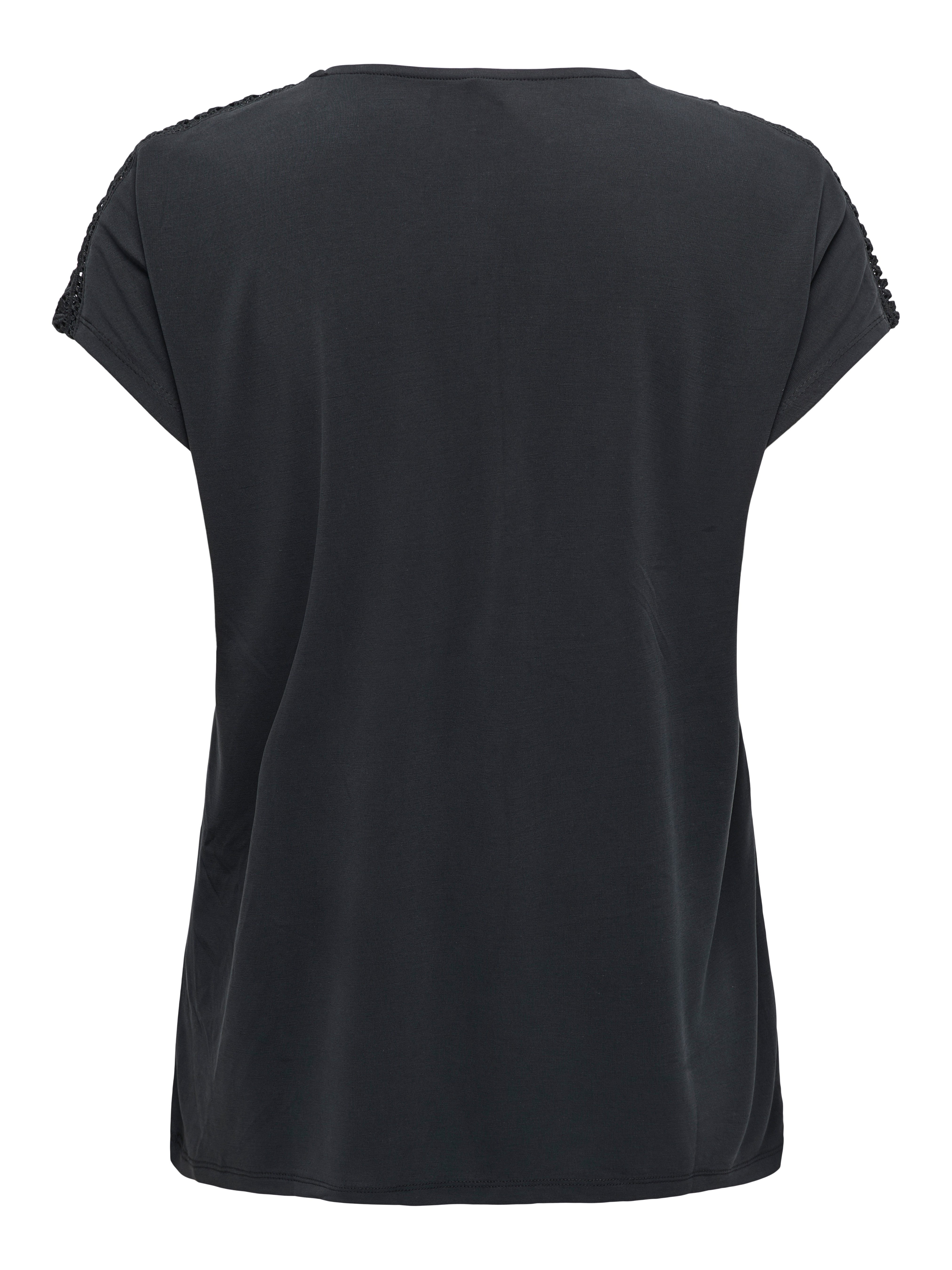 ONLY Kurzarmshirt ONLFREE LIFE CAPSLEEVE LACE günstig online kaufen