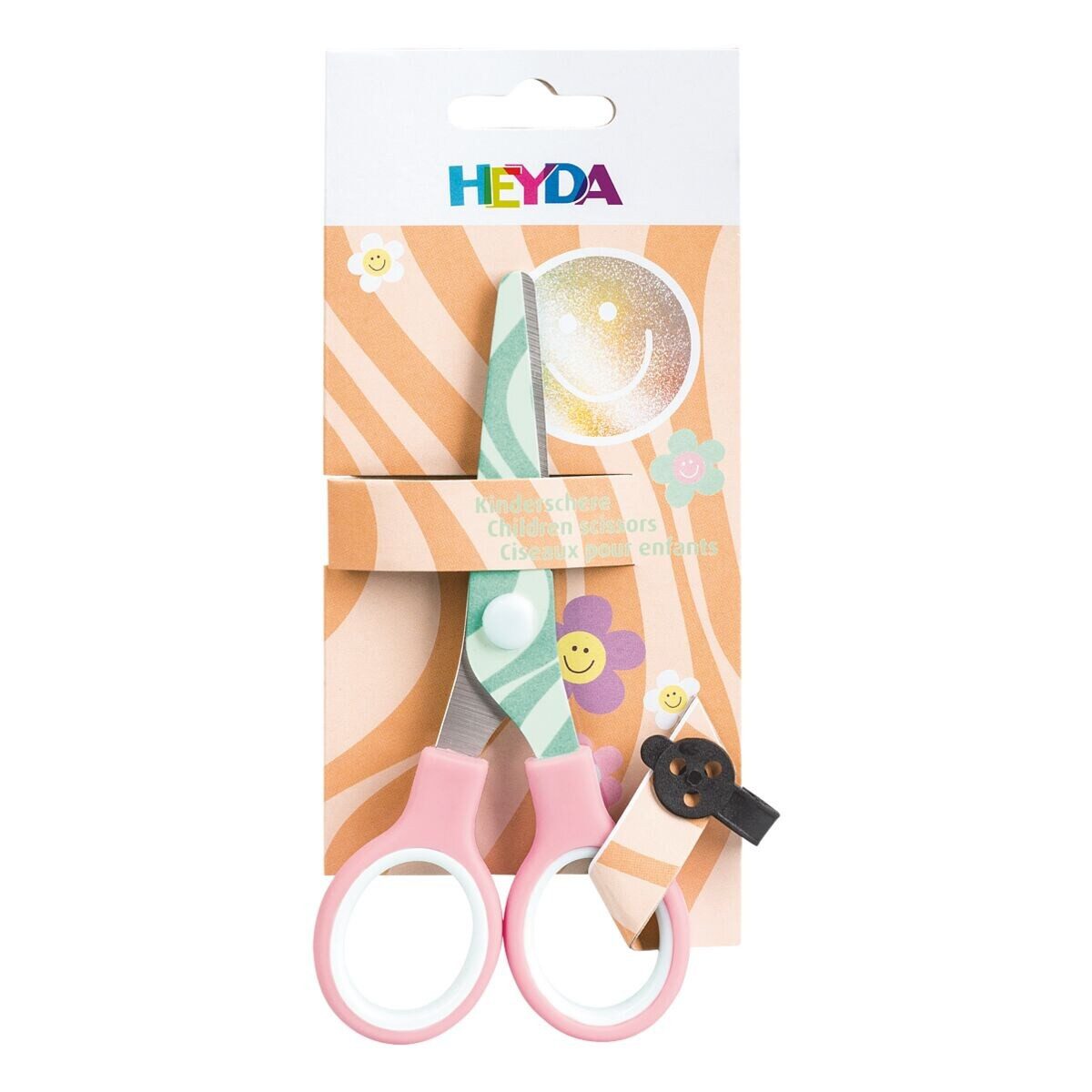 BRUNNEN Papierscheren Happy Hippie, 17.3 cm, für Rechtshänder günstig online kaufen