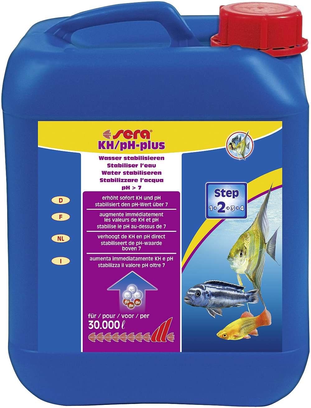 Aquariendeko sera KH/pH-plus, 5.000 ml