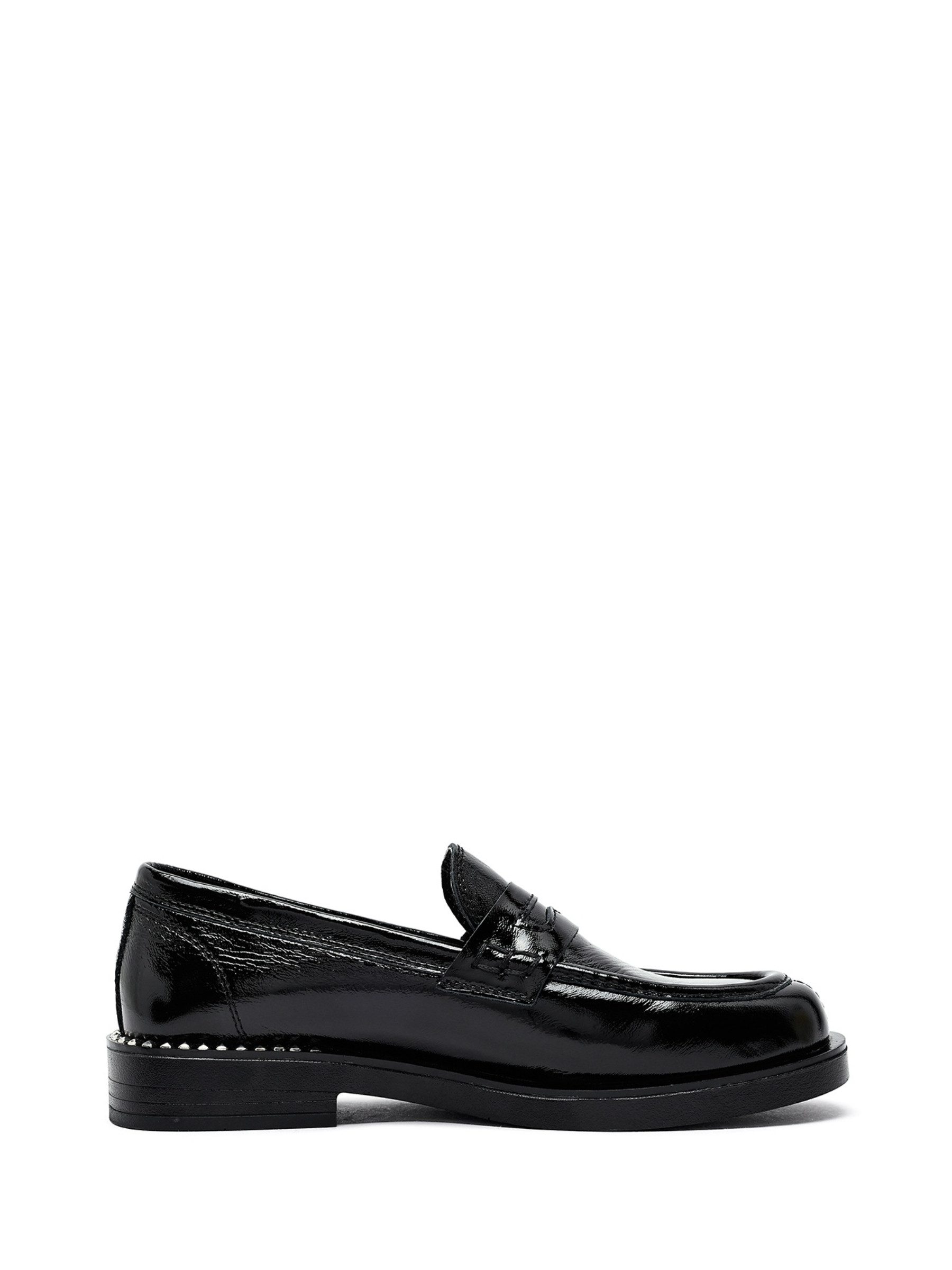 Derimod Maskuline Loafer aus Lackleder Loafer günstig online kaufen