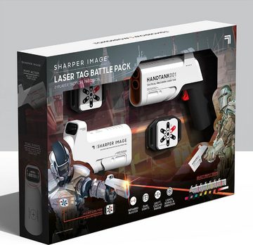 Sharper Image Laserpointer Laser Tag Handtank Battle Pack für 2 Spieler, Laserspiel
