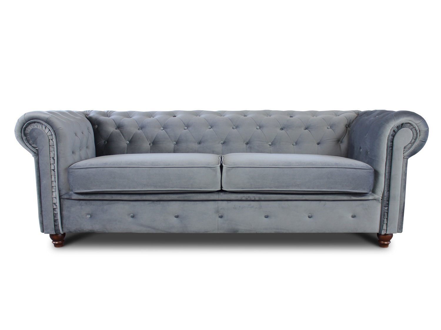 Sofnet Sofa Asti 3, Chesterfield Sofa 3-er, Sofagarnitur, Glamour Couch