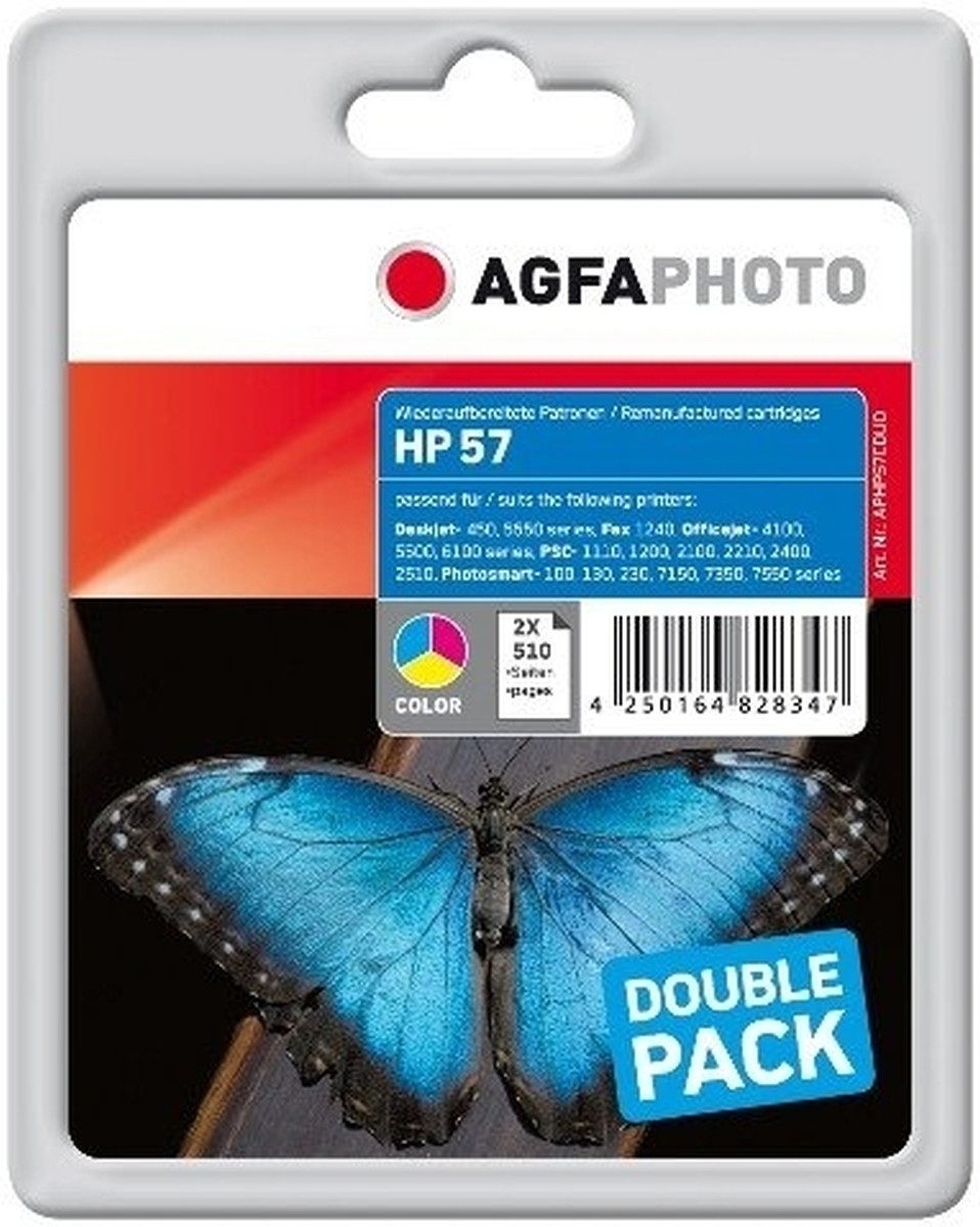 AgfaPhoto Tinte kompatibel mit HP C9503AE color Nachfülltinte (x)