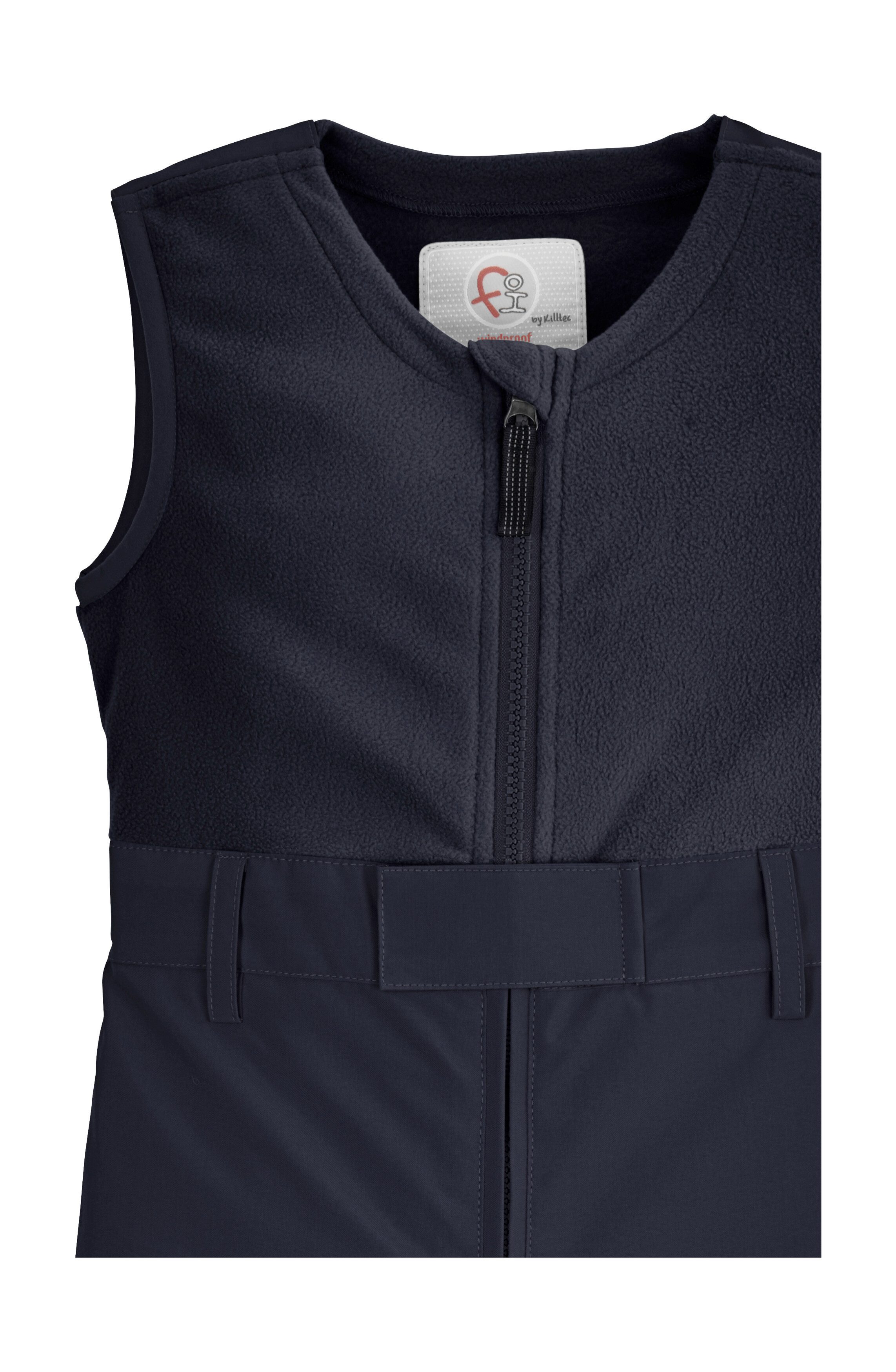 first instinct by killtec Skihose FISW 34 MNS SKI PNTS Wasserdichte, wärmende Latzhose mit Schneefang und Grow-Up-Funktion