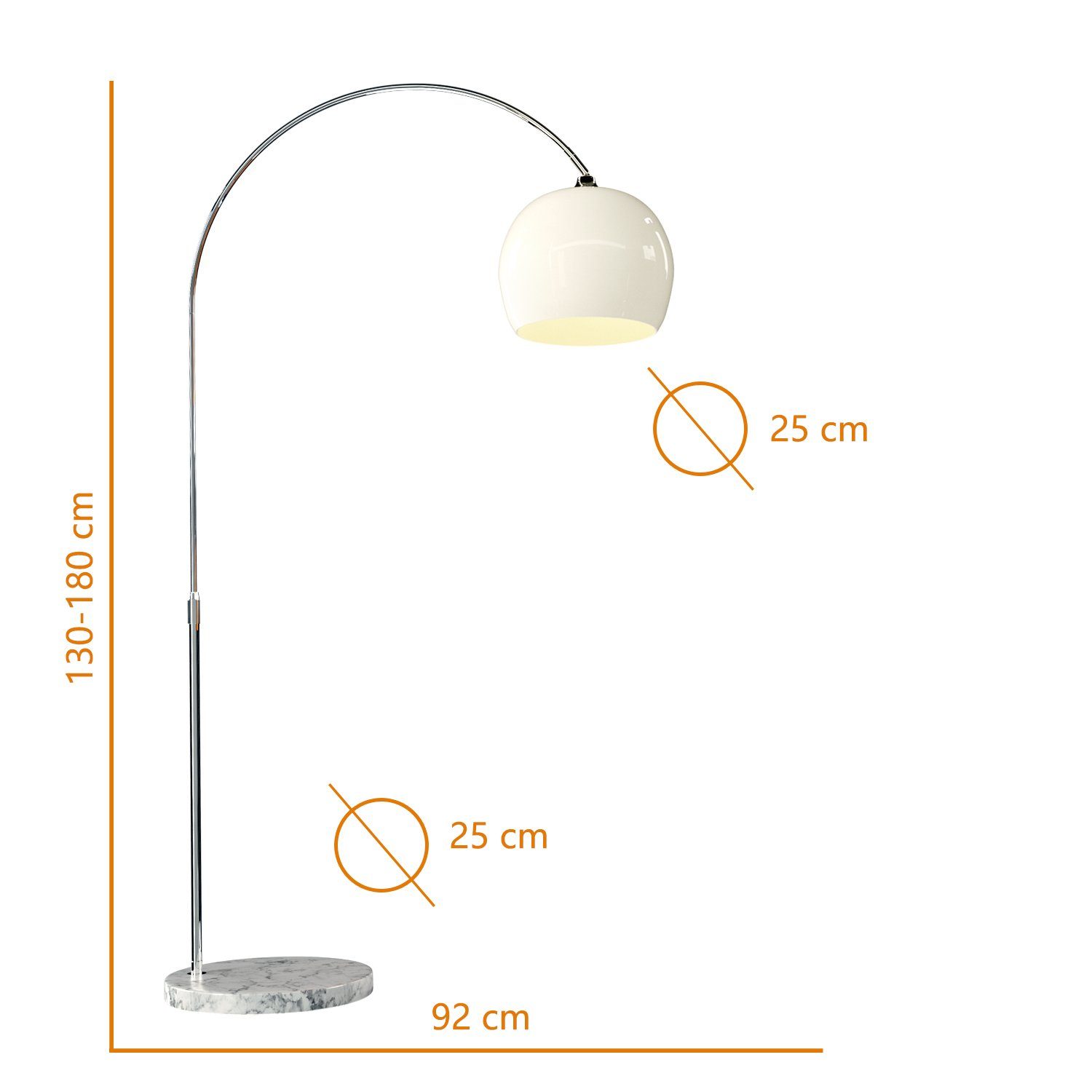 CCLIFE Bogenlampen LED Bogenleuchte Bogenlampe Stehlampe günstig online kaufen