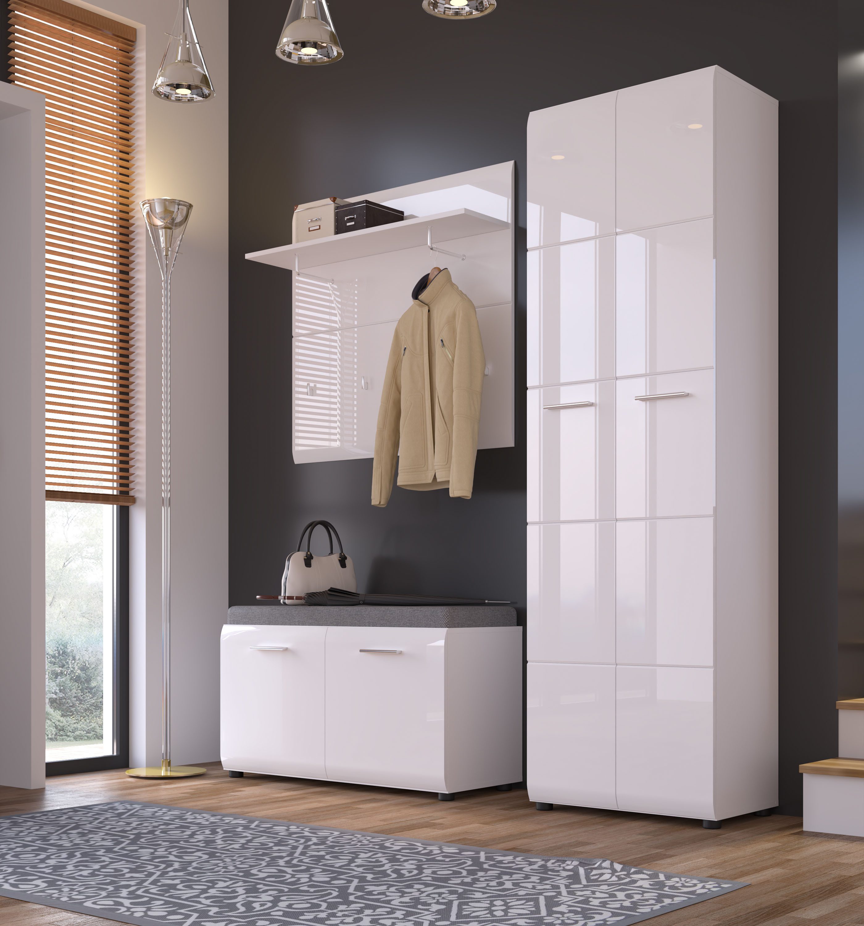 LIVING CHARM Garderobenschrank "Merano", Breite ca.59 günstig online kaufen