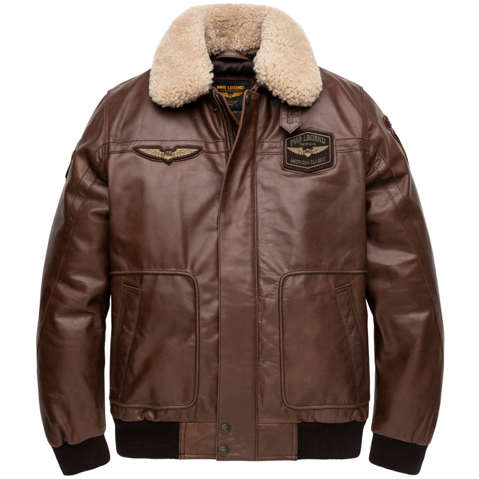 Lederjacke Hudson Bomber