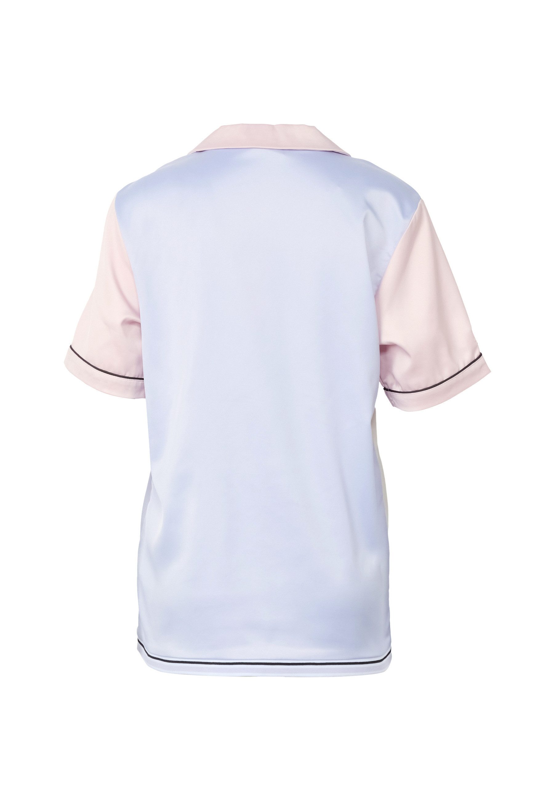 Fubu Kurzarmshirt Fubu Damen FW222-011-1 FUBU Corporate Tribal Satin Jersey (1-tlg)