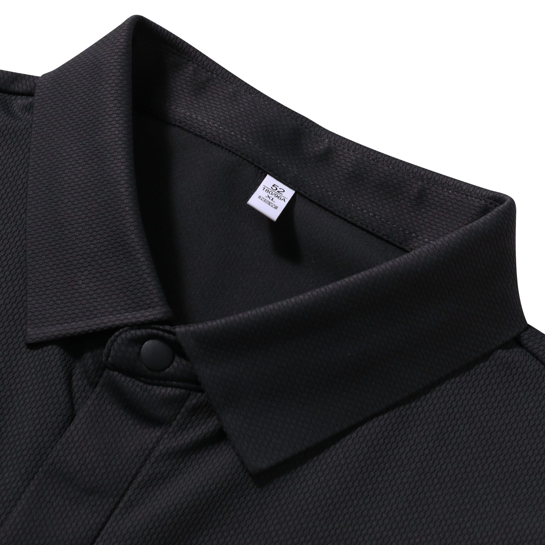 Allthemen Langarm-Poloshirt Langarm-Poloshirt mit Polokragen Herren Business-Stil