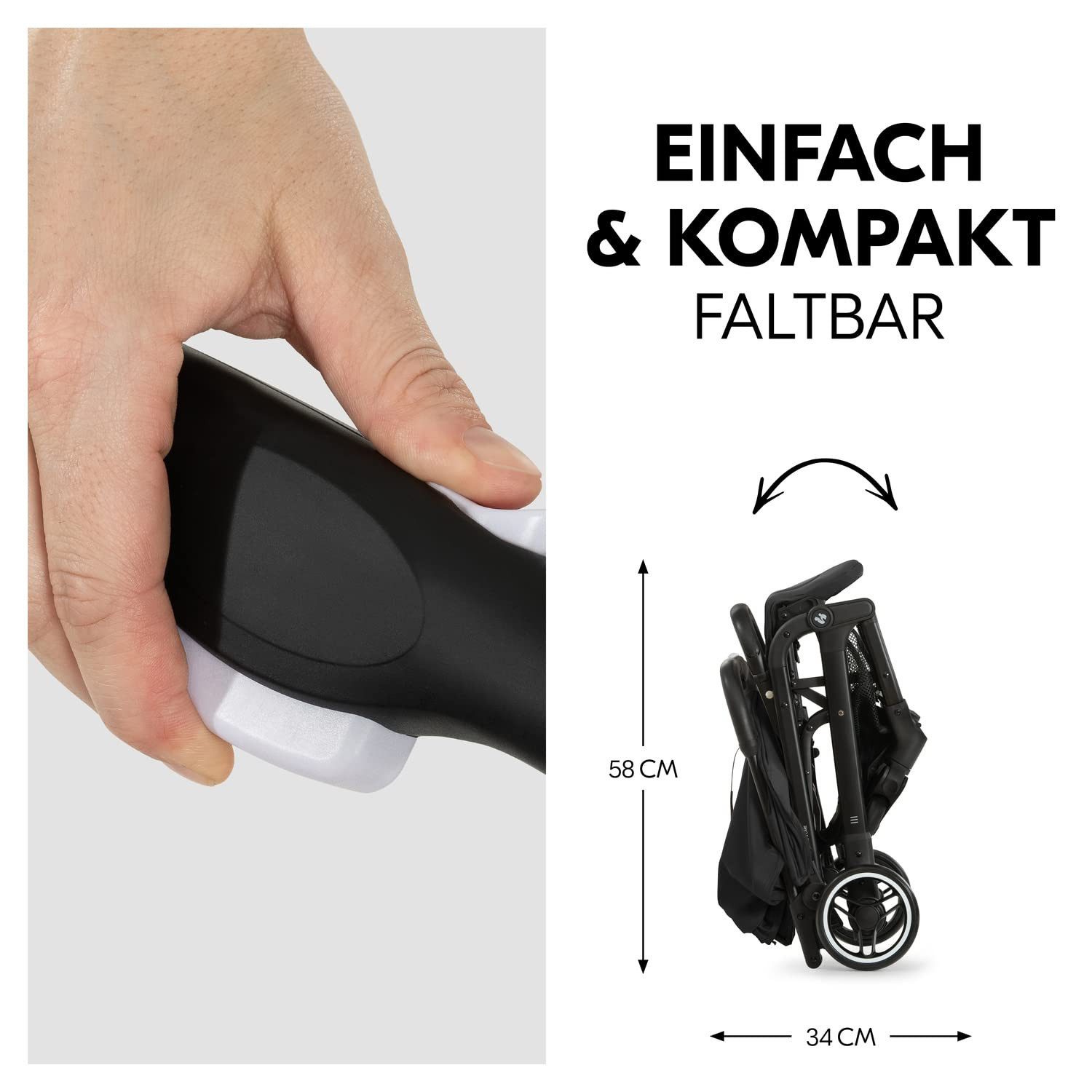 Hauck Kombi-Kinderwagen Hauck Travel N Care Set Disney 100 black inkl. Kinderwagen Organizer, Fünfpunkt-Sicherheitsgurt, verstellbare Rückenlehne