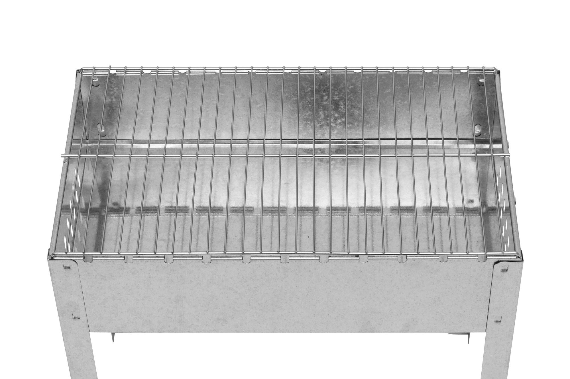 MUSTANG Holzkohlegrill Holzkohlegrill mit Spießen MUSTANG, 50 x 30 cm
