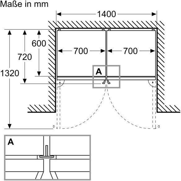 BOSCH Kühl-/Gefrierkombination KGN497ICT, 70 breit cm cm 203 hoch