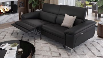 Sofanella 3-Sitzer Dreisitzer STELLA Ledercouch italienisch Sofa