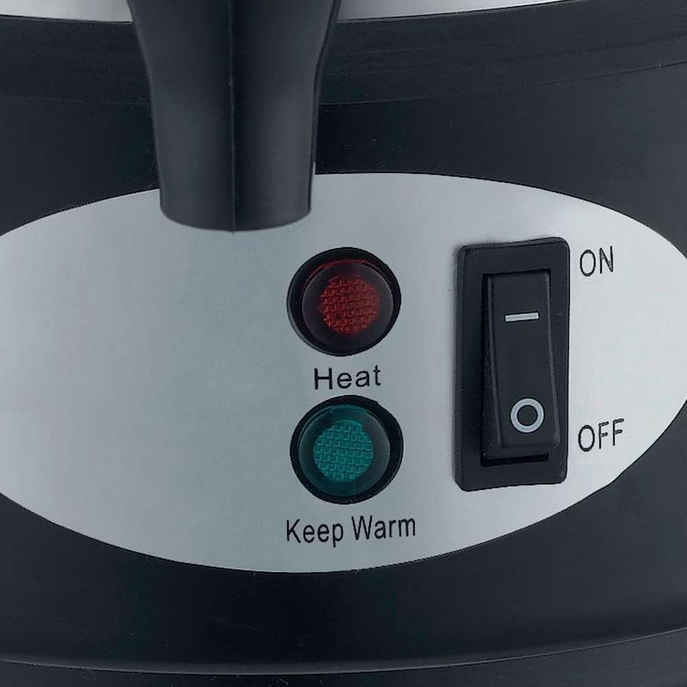 Kynast Heißgetränke- und Glühweinautomat Edelstahl Heißwasserbehälter 8L 1800W Glühweinkocher, 1800,00 W, Stufenloses Thermostat, Überhitzungsschutz