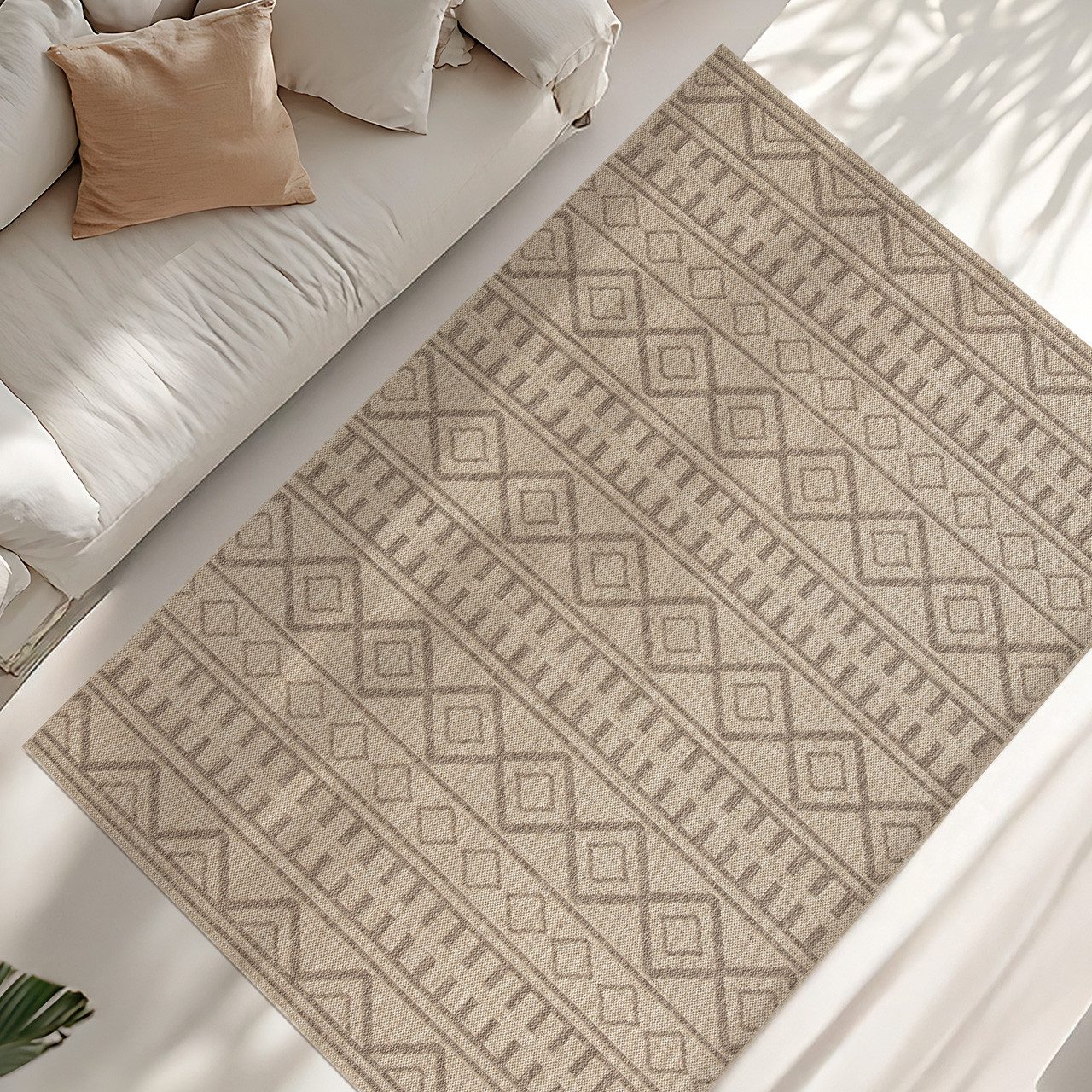 ArtUniverse Outdoorteppich Porto 80x150 cm in-&outdoor, 80x150 cm, Höhe: 0,7 mm