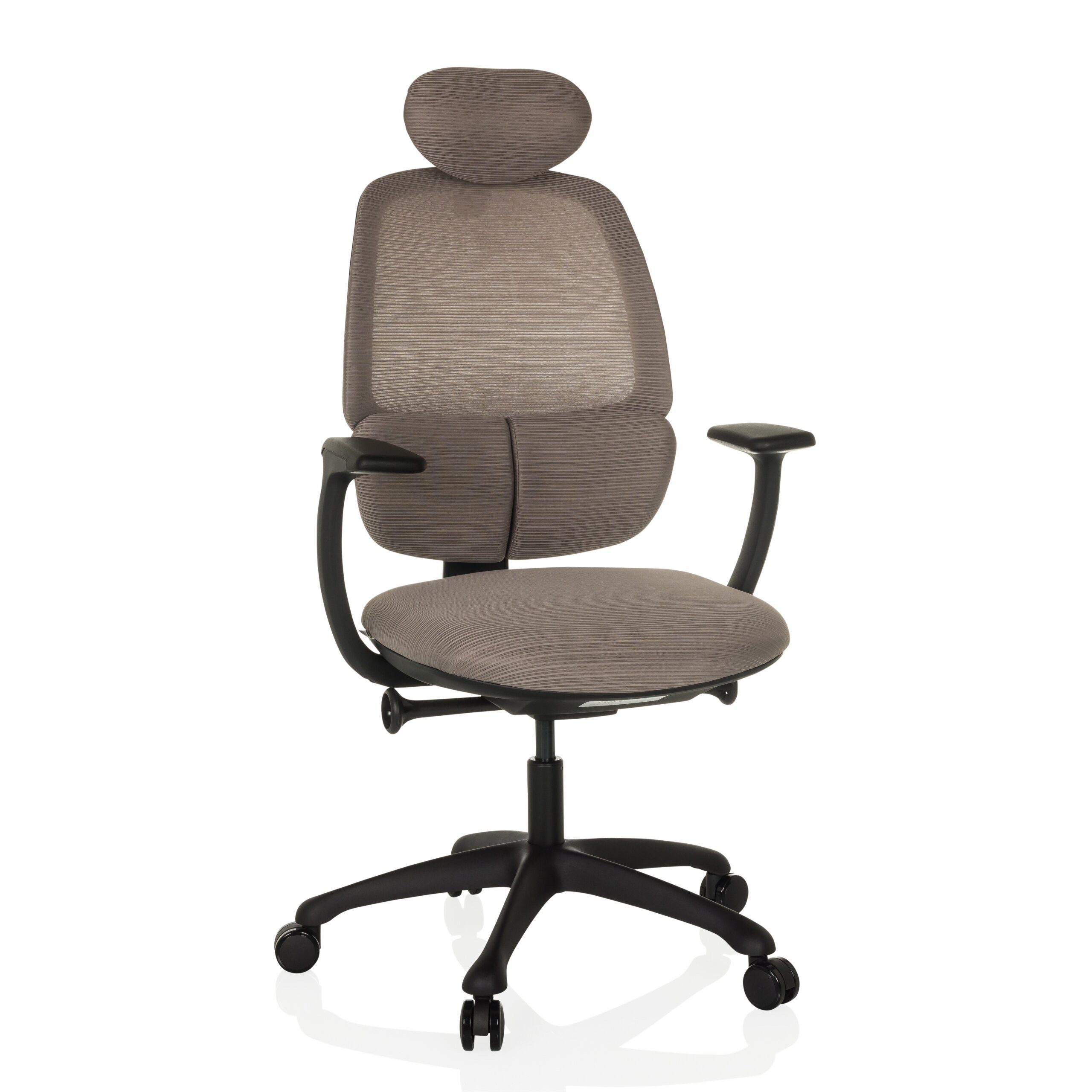 hjh OFFICE Drehstuhl Profi Bürostuhl Ri-Cover Stoff / Netzstoff (1 St), Ergonomischer Chefsessel, Schreibtischstuhl höhenverstellbar