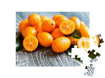 puzzleYOU Puzzle Kumquat, 48 Puzzleteile, puzzleYOU-Kollektionen Obst, Essen und Trinken