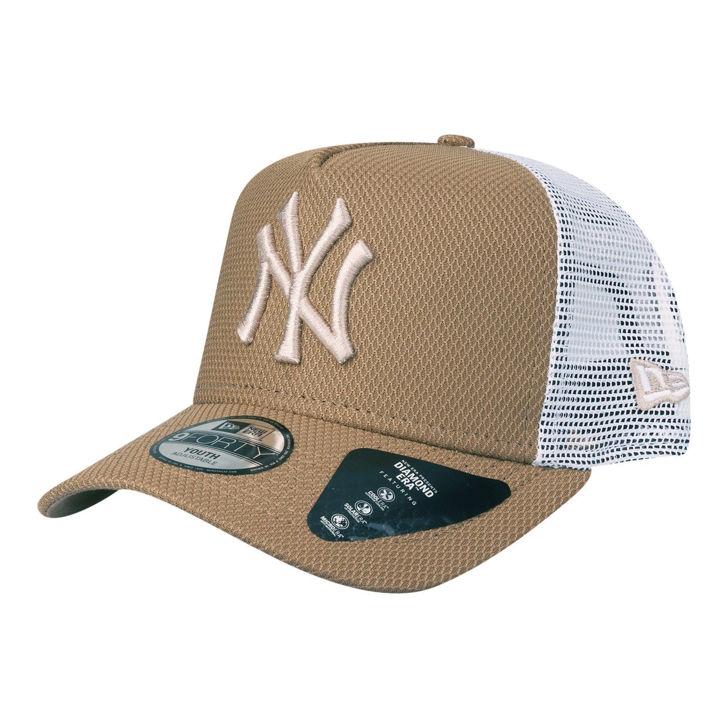 New Era Baseball Cap DIAMOND TRUCKER New York Yankees Khaki