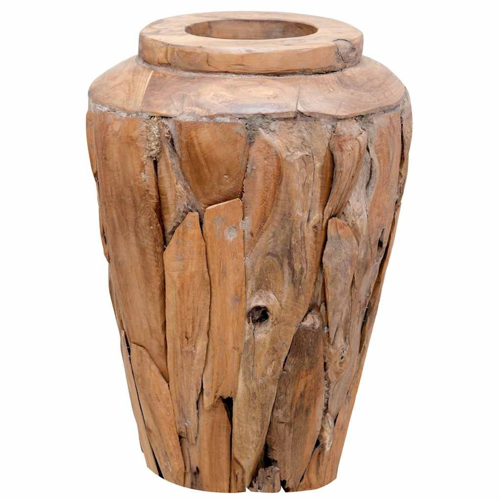 vidaXL Dekovase Deko-Vase 40 x 60 cm Massivholz
