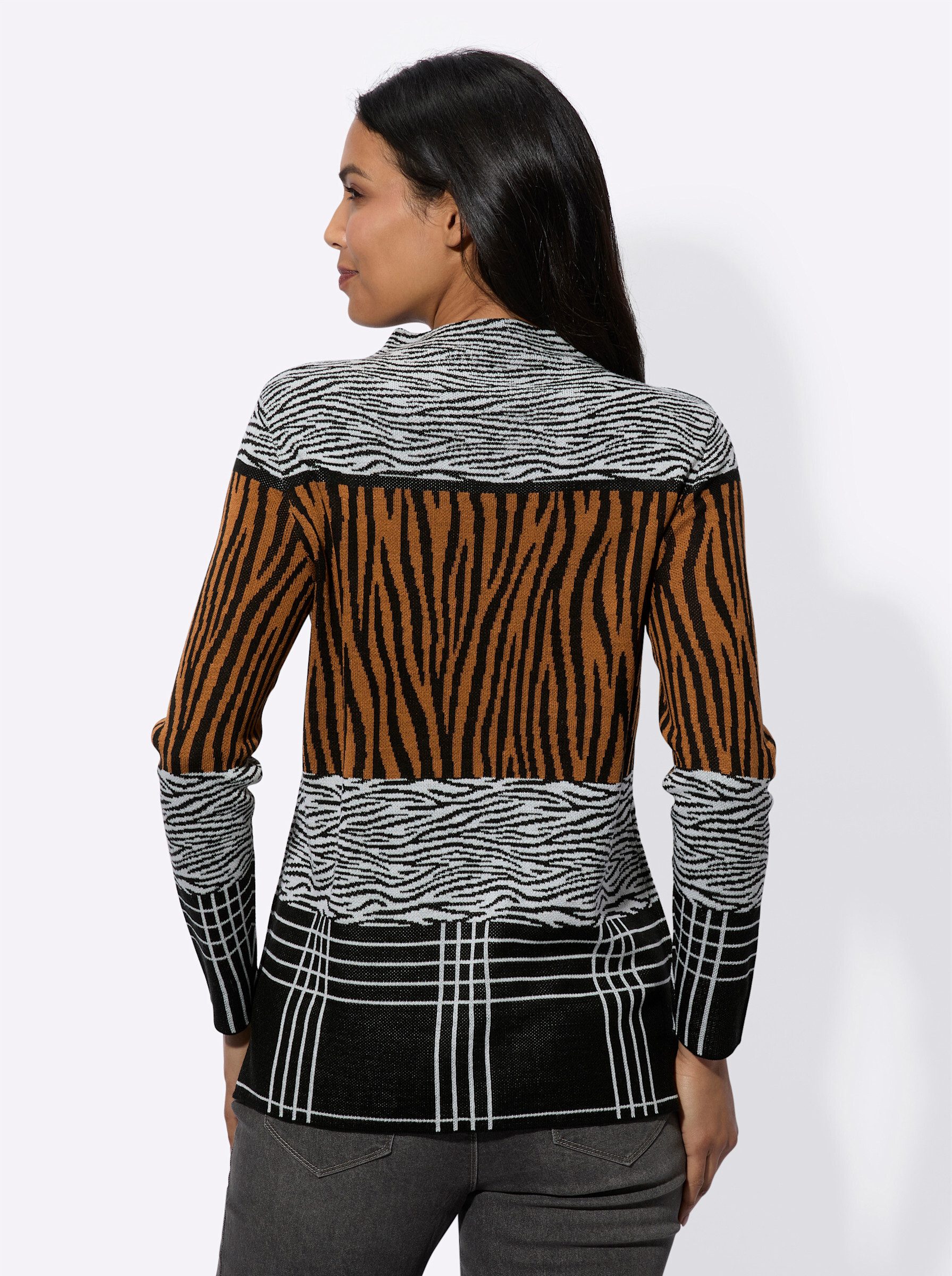 Sieh an! Strickpullover Jacquard-Pullover . günstig online kaufen