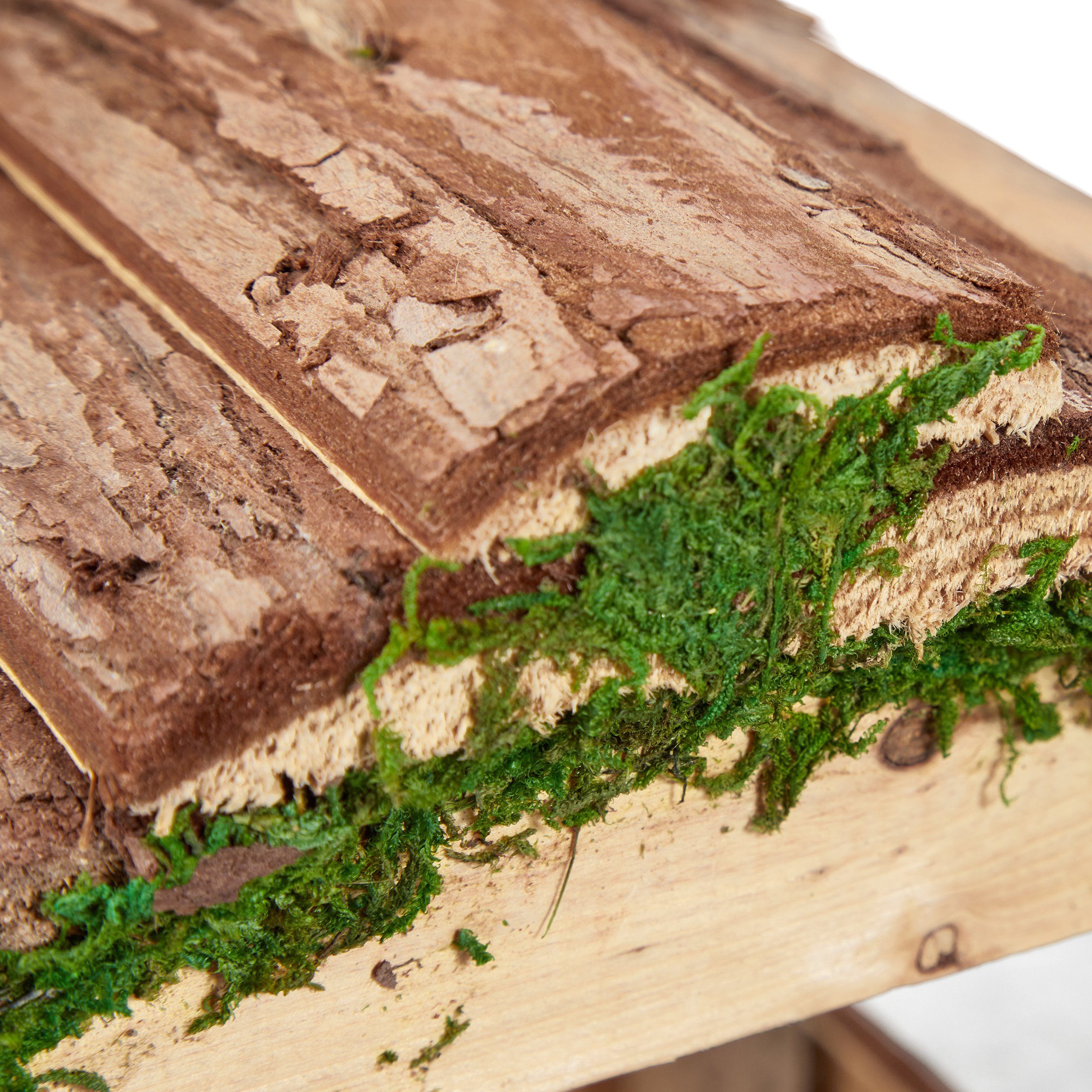 relaxdays Vogelhaus Vogelfutterhaus zum Aufhängen