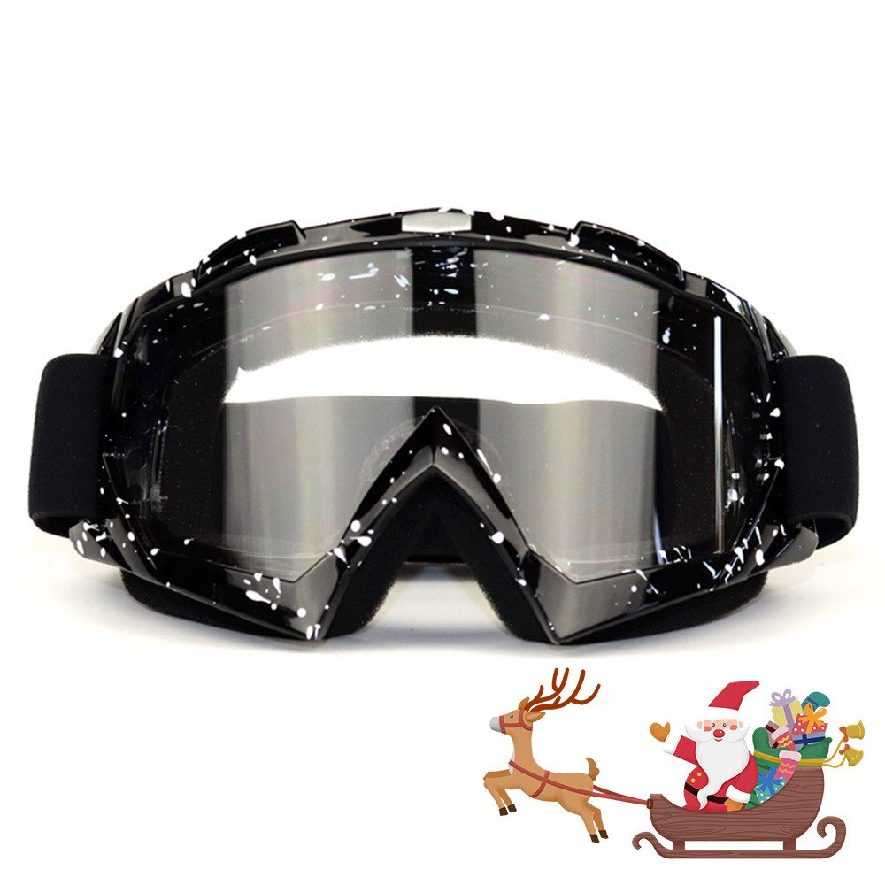 Skibrille Winddicht Skibrille Motocross Brille mit UV-Schutz & Anti Fog-Funktion