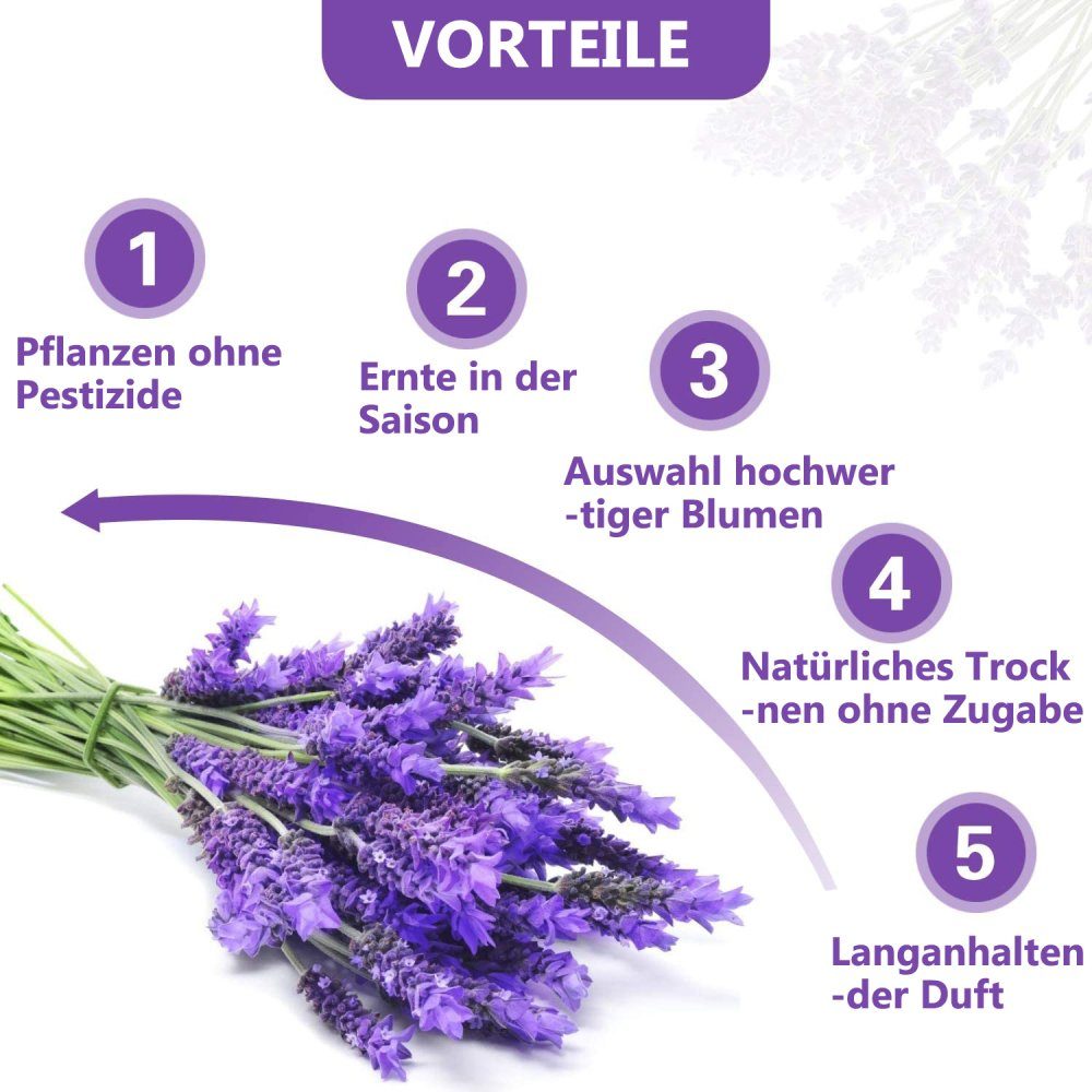 Lavendelsäckchen, GelldG 8x Trockenblume
