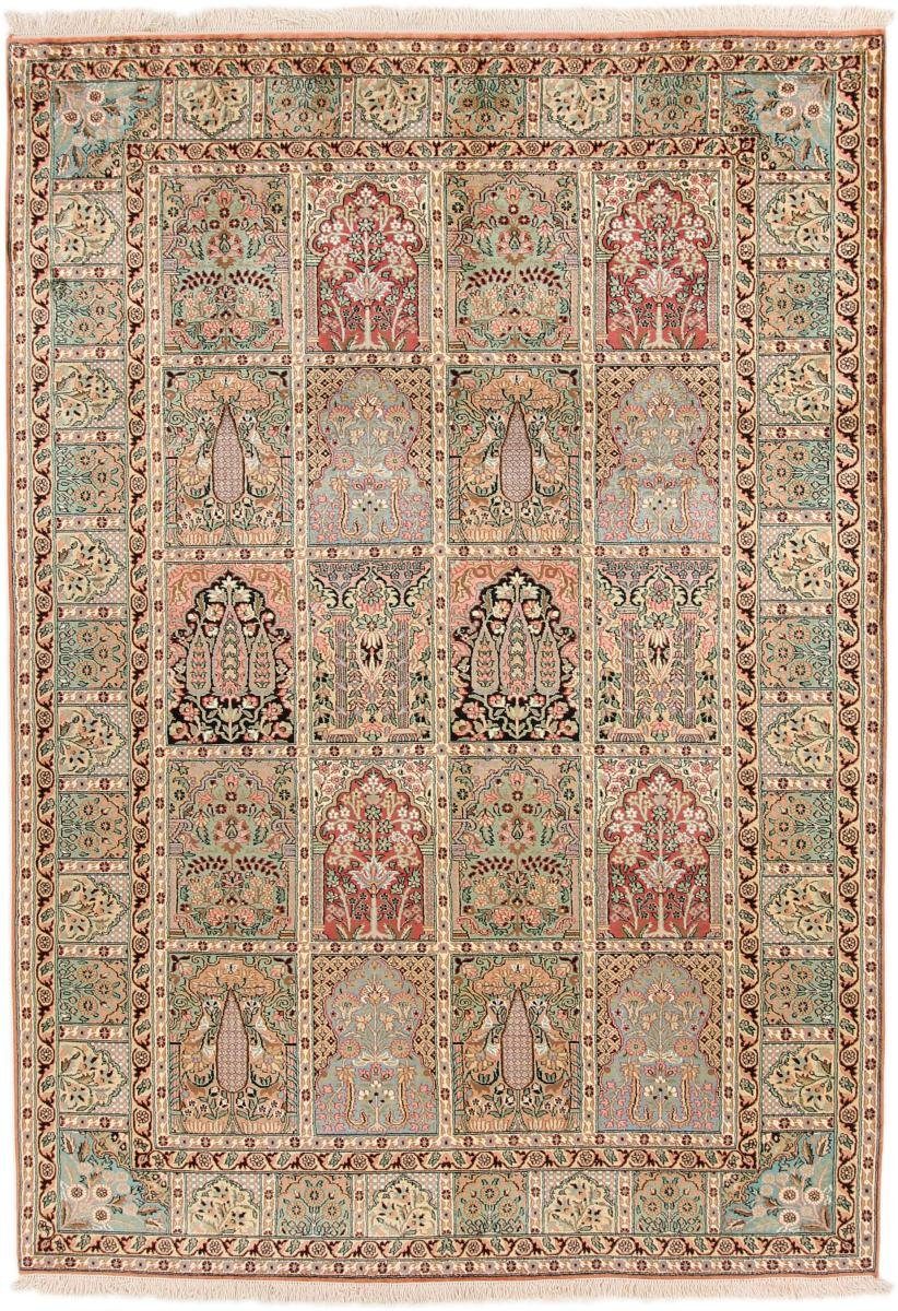 Handgeknüpfter Orientteppich, Kaschmir Seide Nain 191x276 rechteckig, Höhe: Trading, 4 Orientteppich mm
