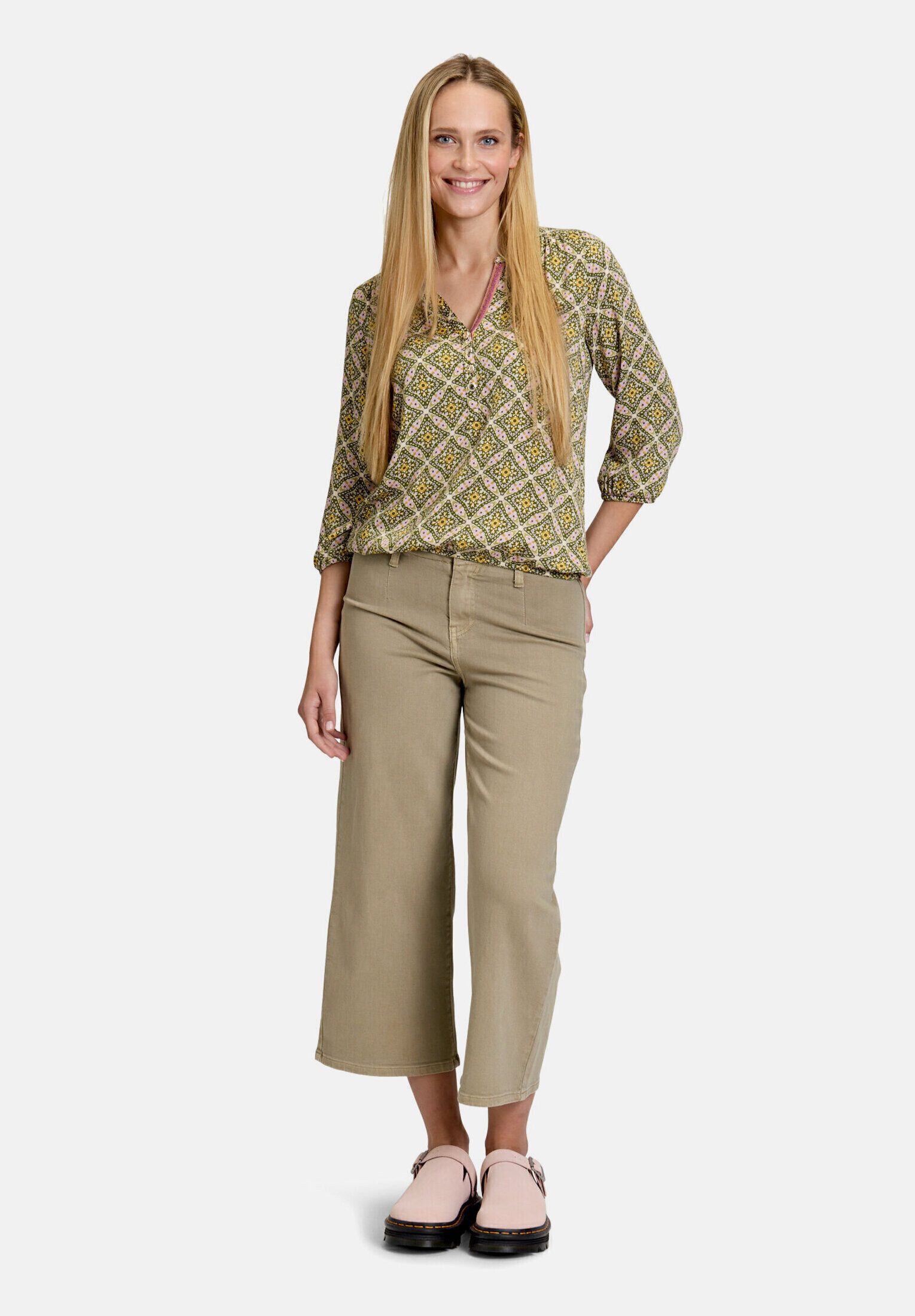 Cartoon Schlupfbluse Damen mit Muster