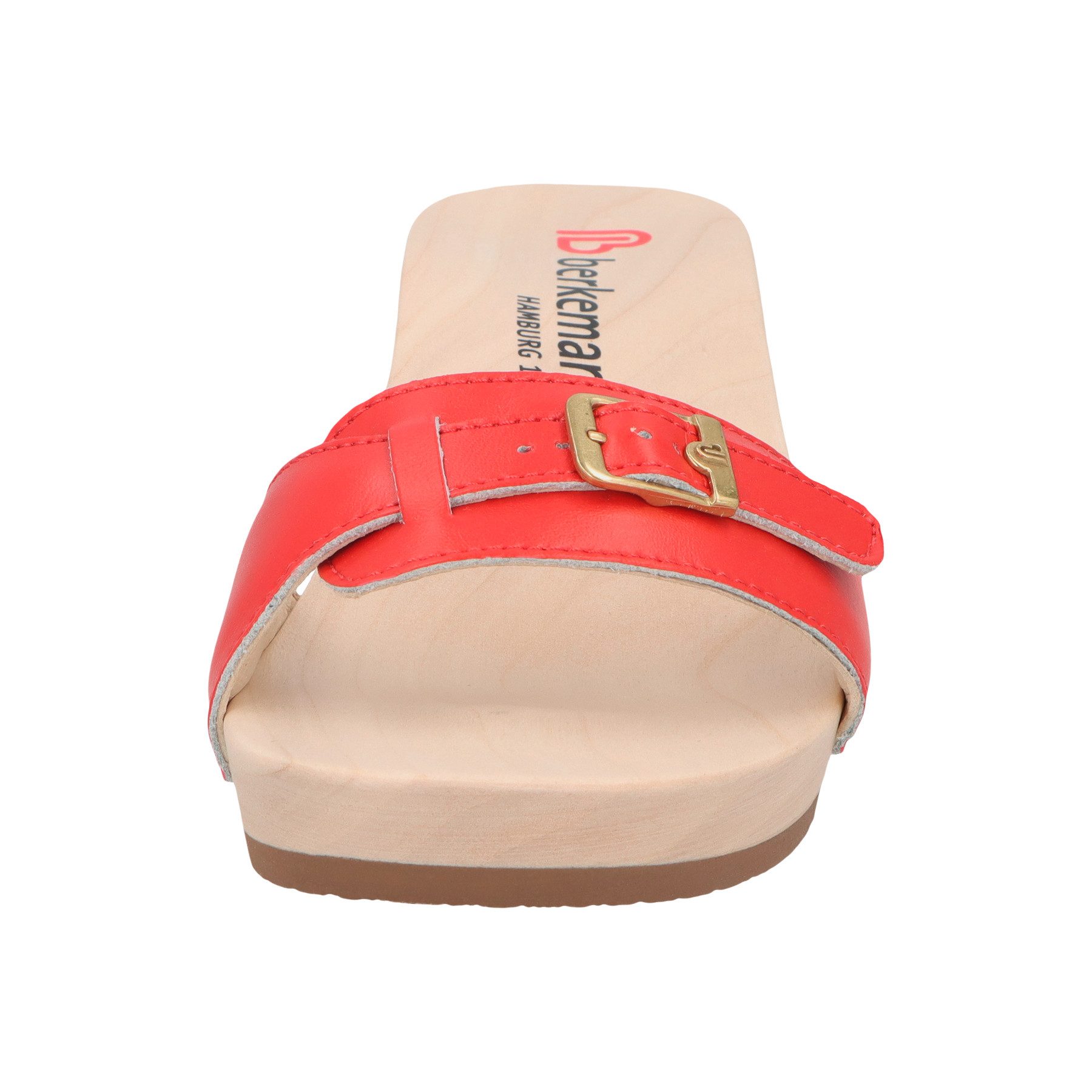 BERKEMANN Berkemann Erwachsene Holz Peggy Pantolette Leder Pantolette