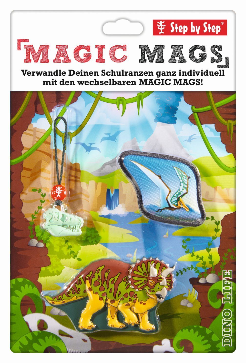 Step by Step Schulranzen Step by Step MAGIC MAGS "Dino Tres"