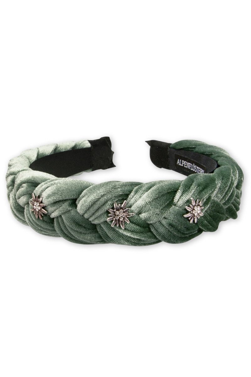 Alpenflüstern Schmuckset Haarreifen - EDELWEISS