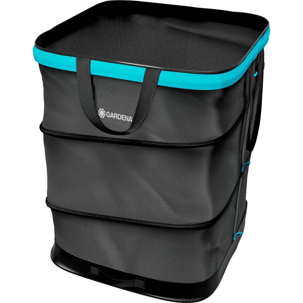 GARDENA Gartensack 11716-20 PopUp Rechteckig Размер L - Gartenabfallsack - schwarz, 220.0 l