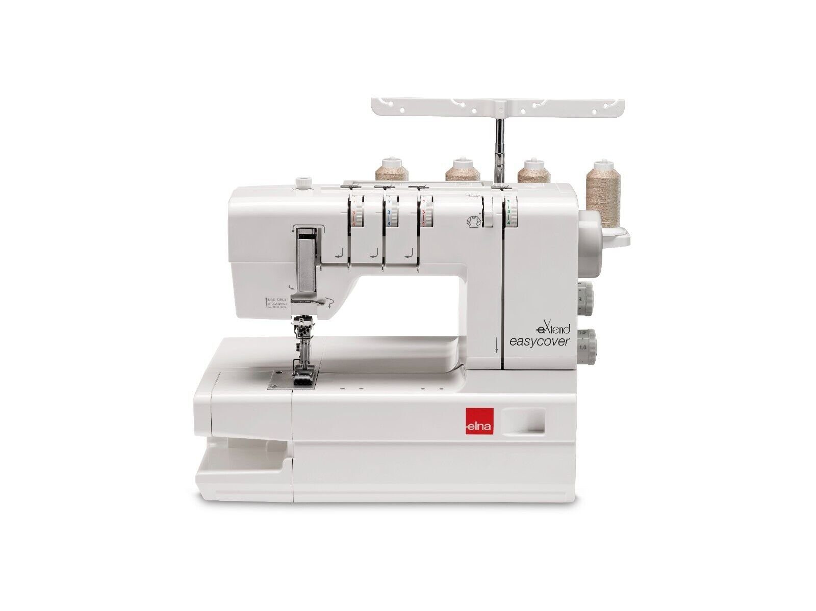 Elna Overlock-Nähmaschine Coverlock Nähmaschine ELNA eXtend easycover mit FREIARM, Differential