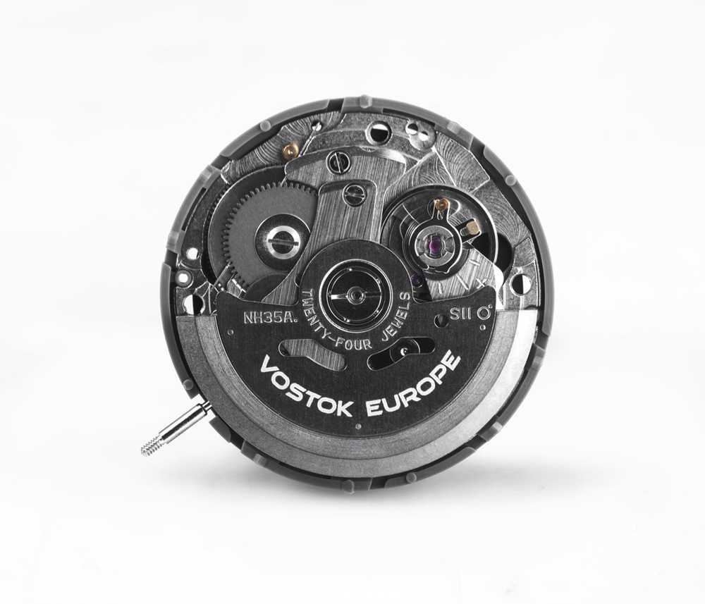 Vostok Europe Automatikuhr 575A650 Energia Lederband 48 Rocket mm Herrenuhr
