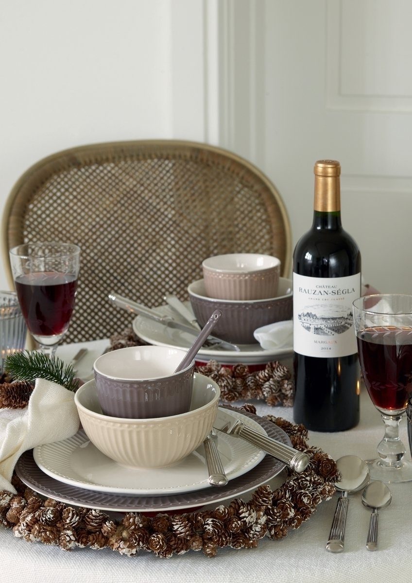 Greengate Müslischale Alice Müslischale hazelnut brown 0,45 l, Steinzeug, (Schüsseln & Schalen)