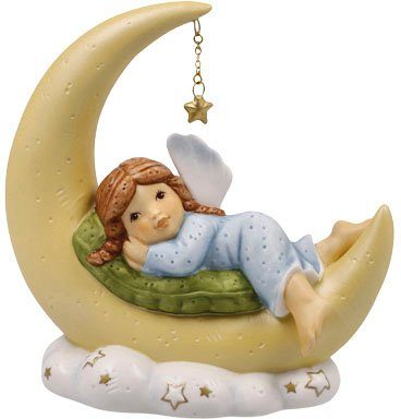 Goebel Engelfigur Schutzengel - Kuschelige Mondnacht, Weihnachtsdeko, Höhe günstig online kaufen