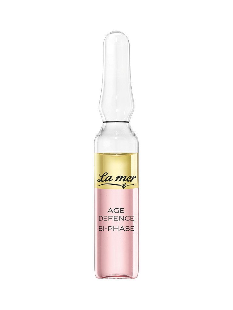 La mer Gesichtspflege Age Defence Ampulle – festigende Anti-Aging Ampulle, Mit glättenden Peptiden für weniger Mimikfältchen & mehr Spannkraft.