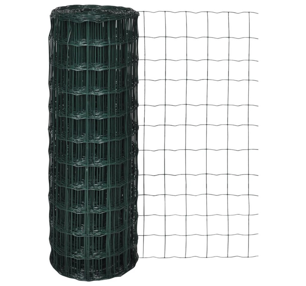Thumbnail - vidaXL Gartenzaun, Maschendraht Gitterzaun gitter 25x0,8m Gartenzaun