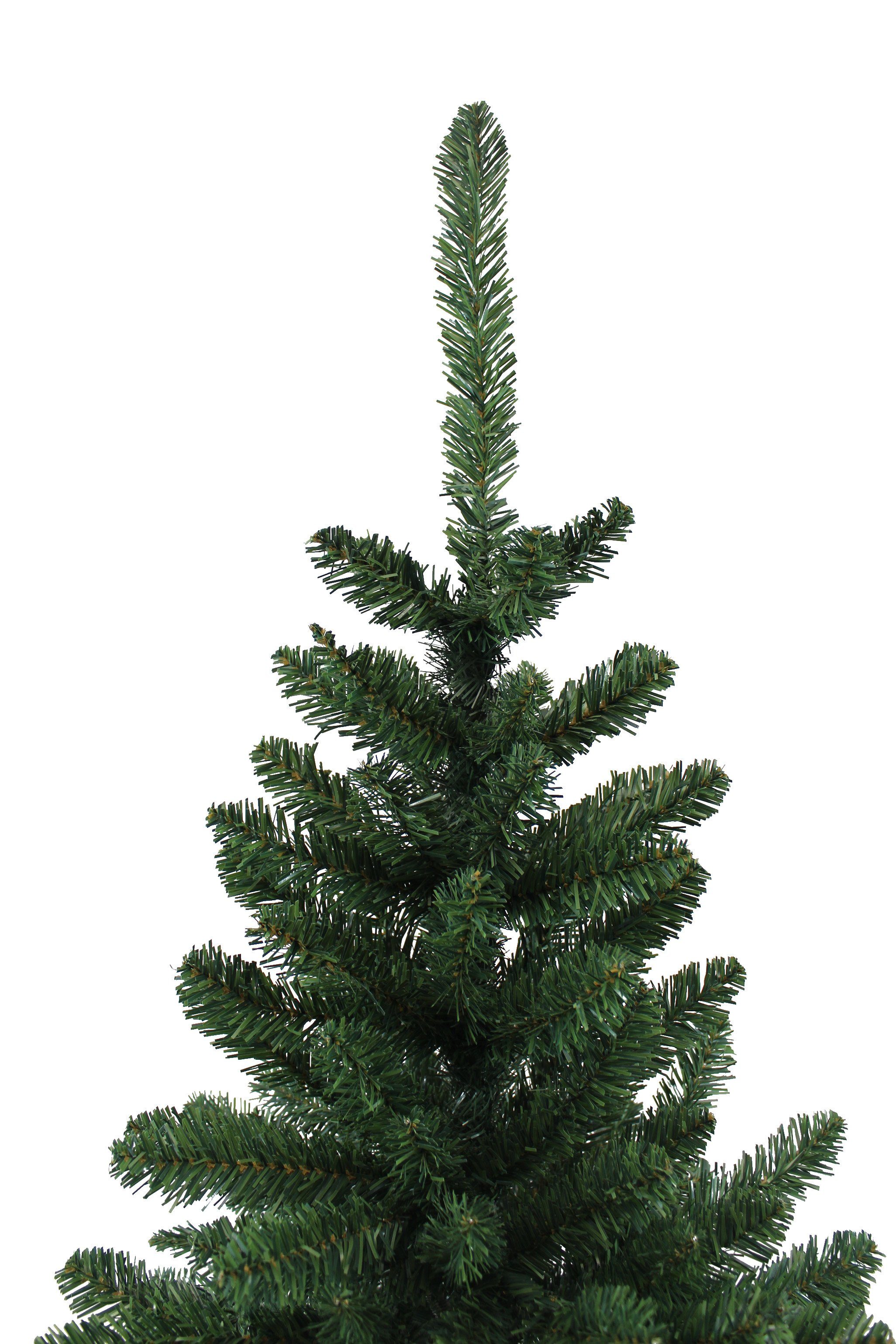 Arnusa Künstlicher Weihnachtsbaum einfache Christbaum sehr realistisch, Klappbar Tannenbaum mit Montage Edeltanne, Metall-Ständer