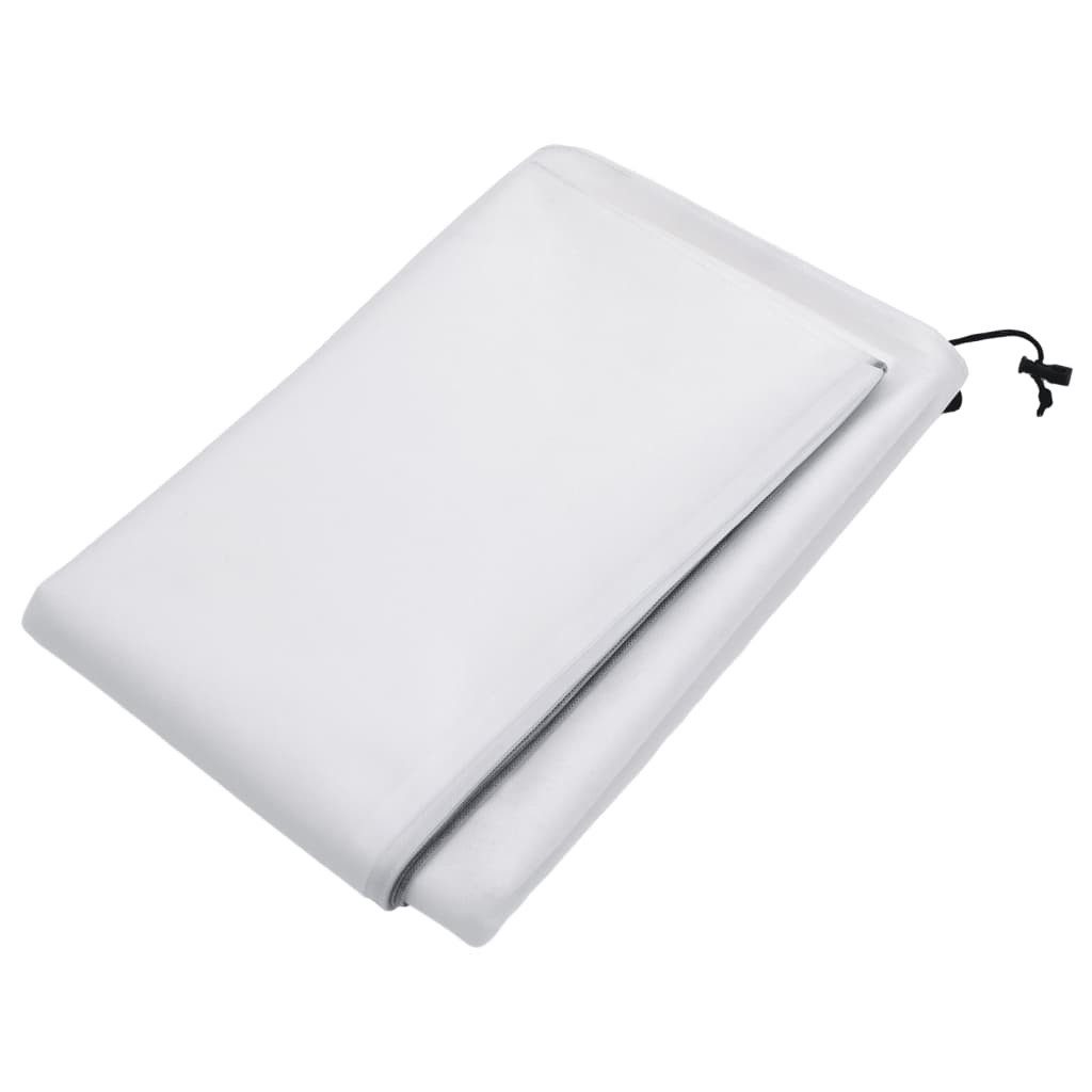 vidaXL Schutznetz Wintervlies mit Reißverschluss 2 Stk. 70 g/m² 3,93x3,5 m, BxL: 350x393 m, (2-St)