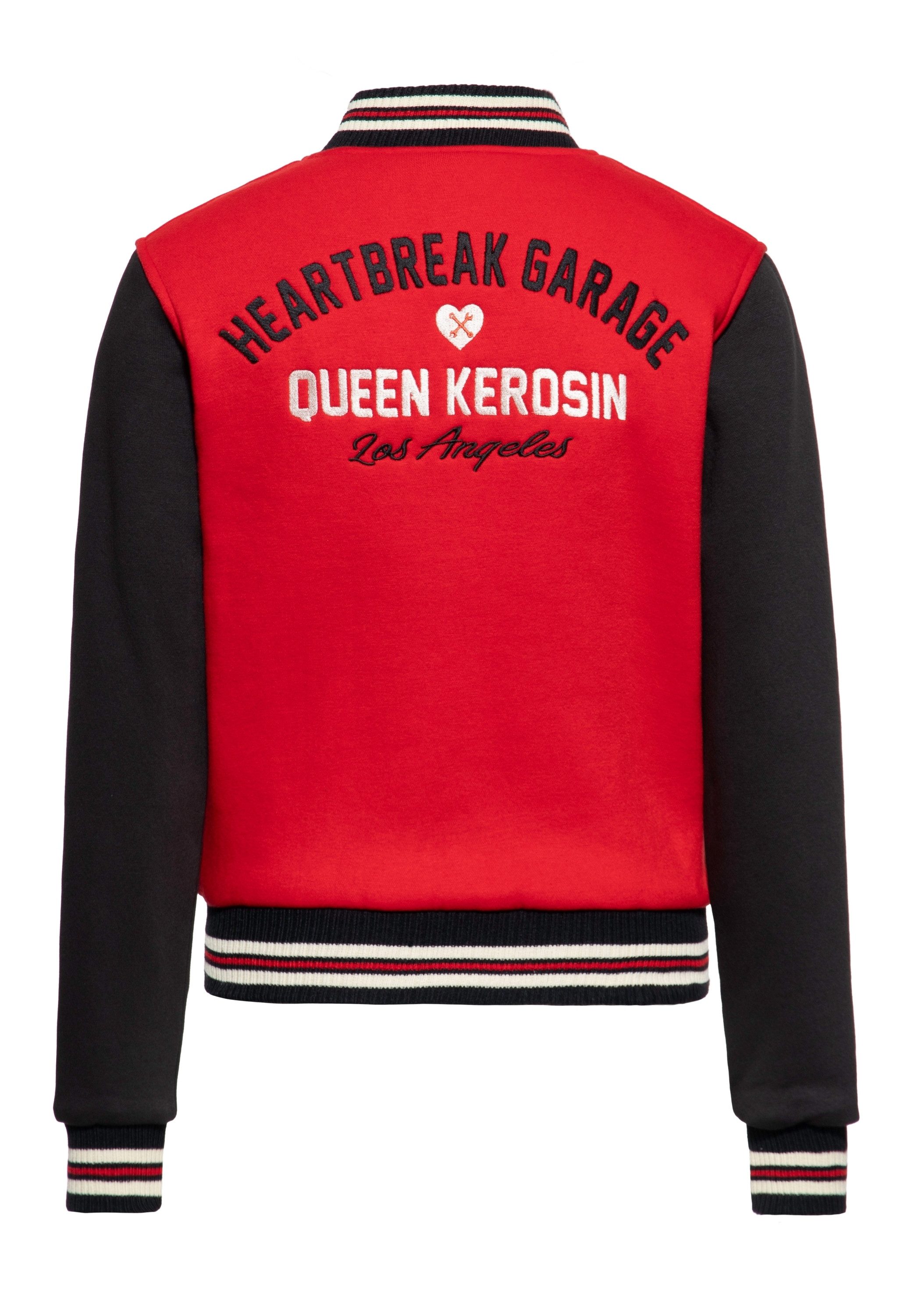 QueenKerosin Collegejacke Heartbreak Garage (1-St) mit günstig online kaufen
