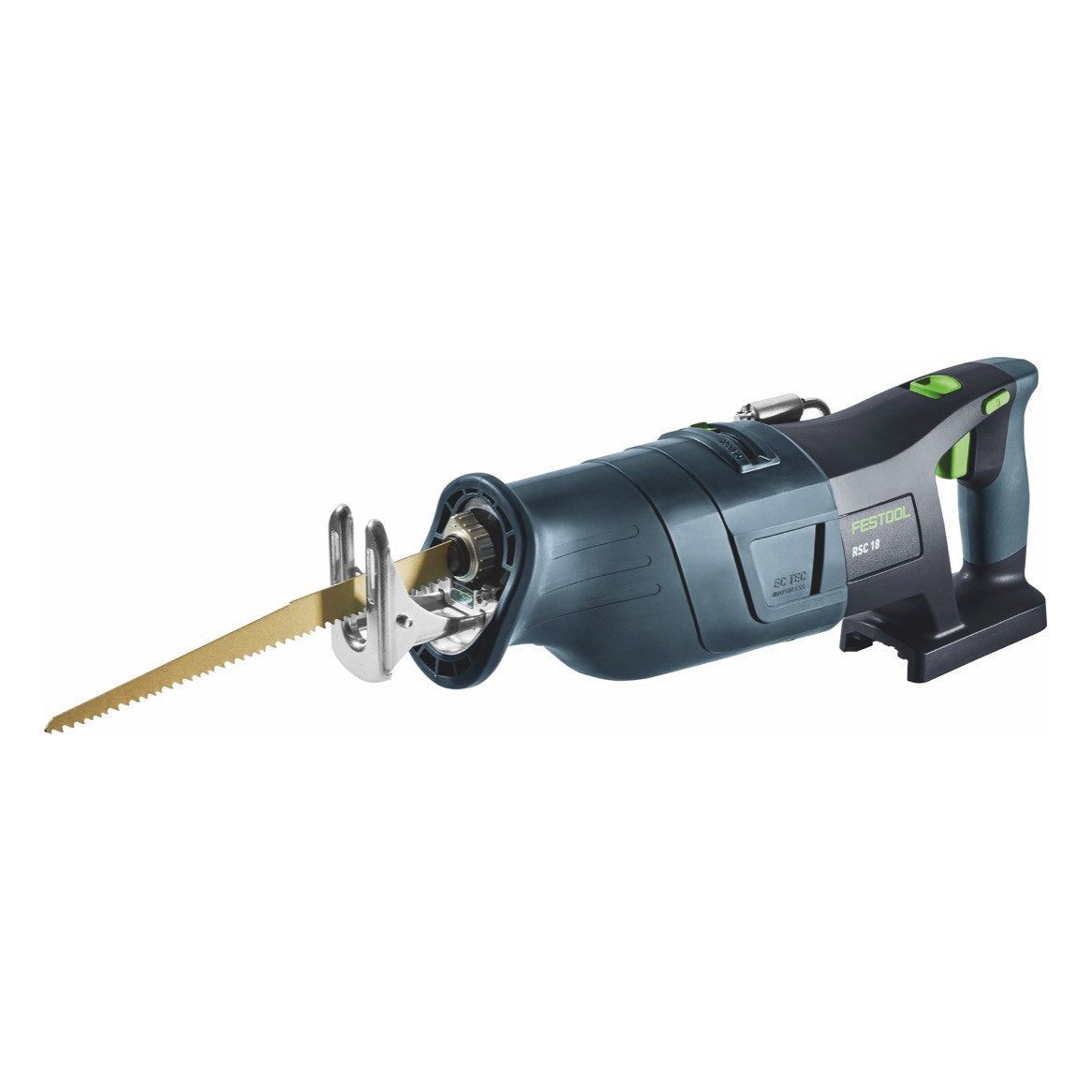 FESTOOL Akku-Reciprosäge RSC 18 EB-Basic Akku Säbelsäge 18 V Brushless + 2x Akku 3,0 Ah