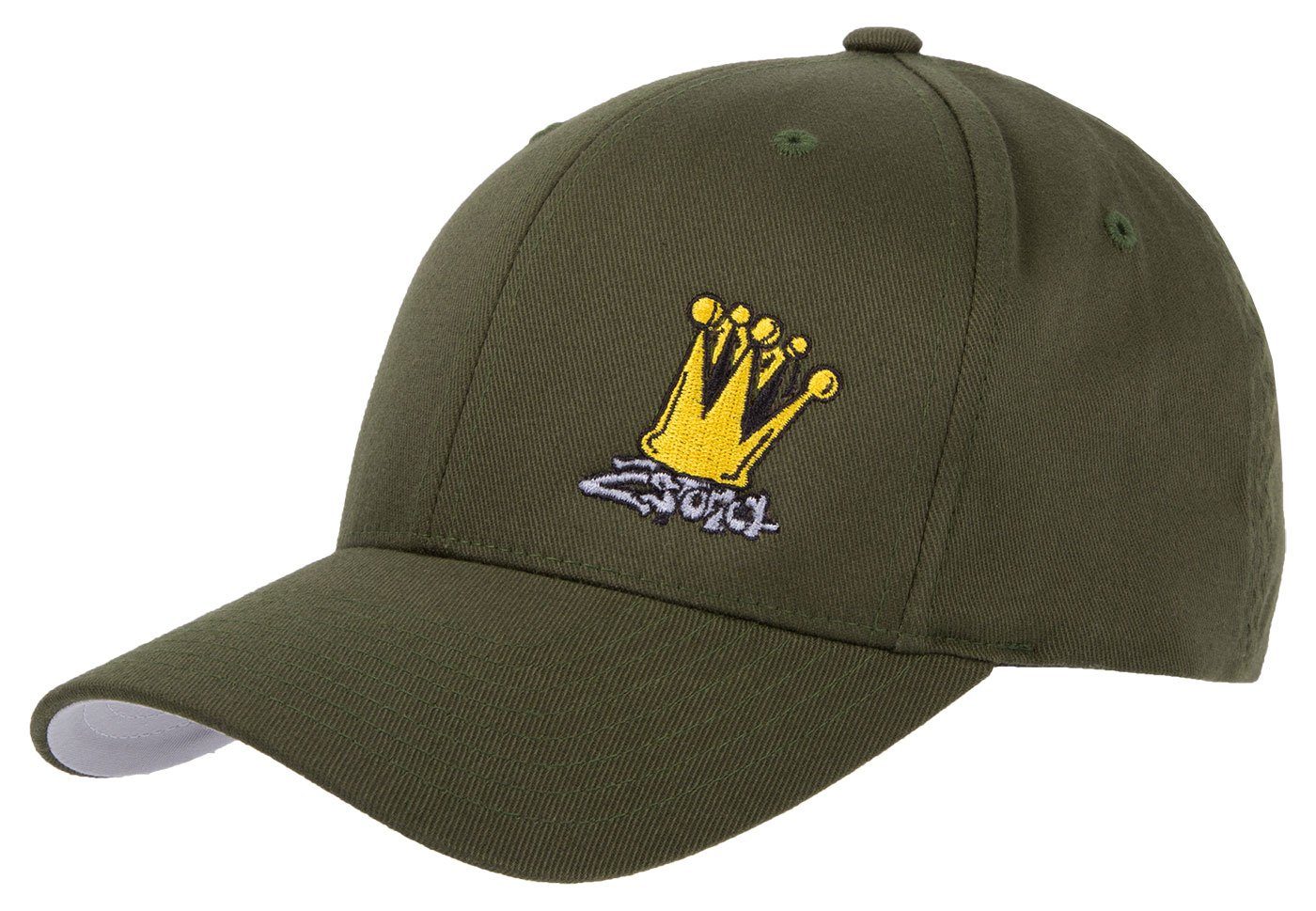 2Stoned Flex Cap Flexfit Cap mit Stick Crown von 2Stoned für Damen, Herren und Kinder hinten geschlossen, verstärkte Front, mittleres Profil