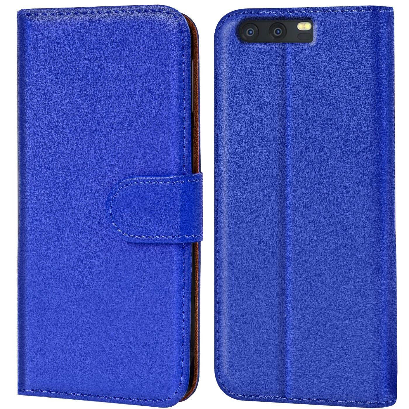 CoolGadget Handyhülle Wallet Klapp Tasche Book Case für Huawei P10 5,1 Zoll, Hülle Klapphülle Flip Cover Etui Schutzhülle