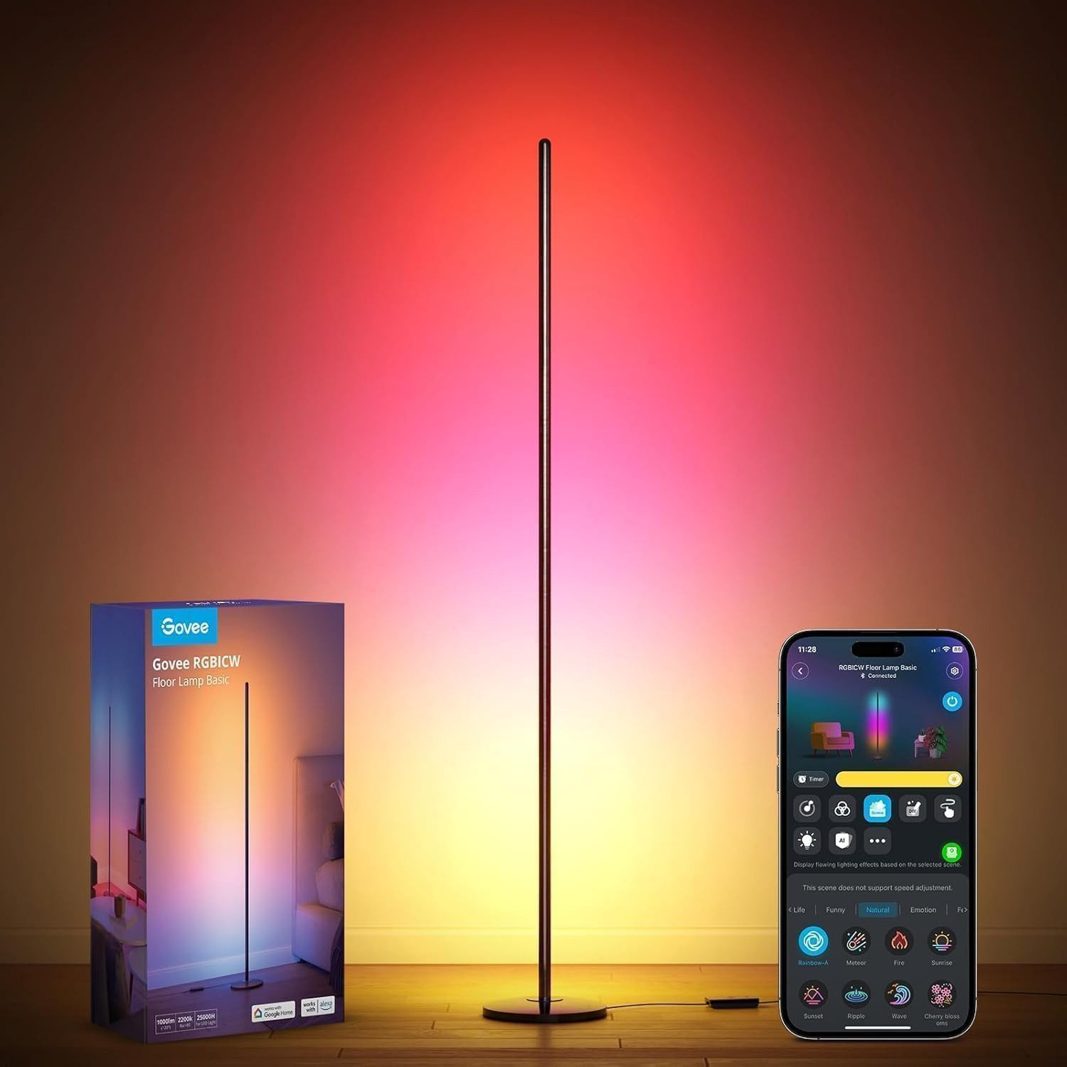 Govee LED-Streifen LED Stehlampe lite Wohnzimmer, günstig online kaufen