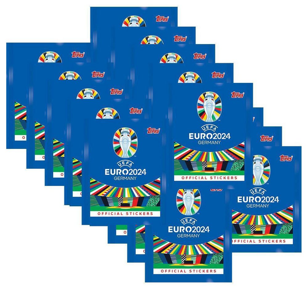 Topps Sammelkarte UEFA EURO 2024 Germany - Sammelsticker - 20 Tüten
