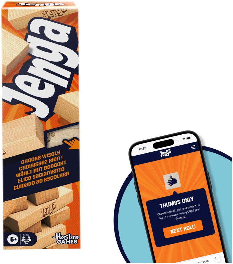 Hasbro Spiel Jenga, Stapelspiel