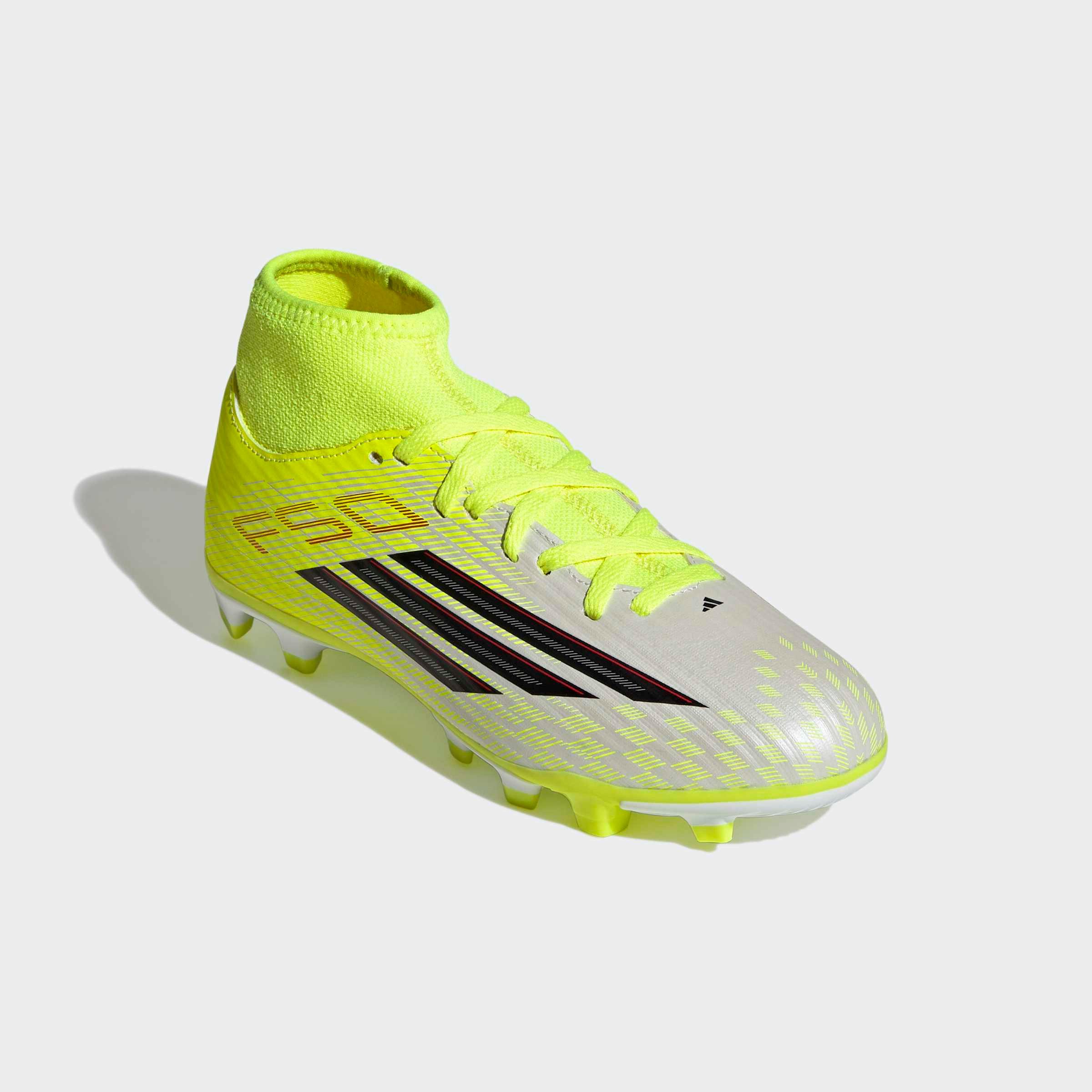 adidas Performance F50 CLUB MID FIRM GROUND/MULTI GROUND KIDS Fußballschuh für viele verschiedene Böden geeignet, für Kinder & Jugendliche